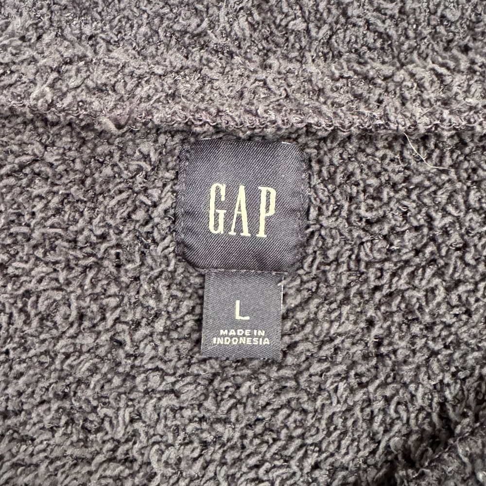 Gap Navy Blue Cozy Teddy Pajama Lounge Set Size Large - Picture 3 of 7